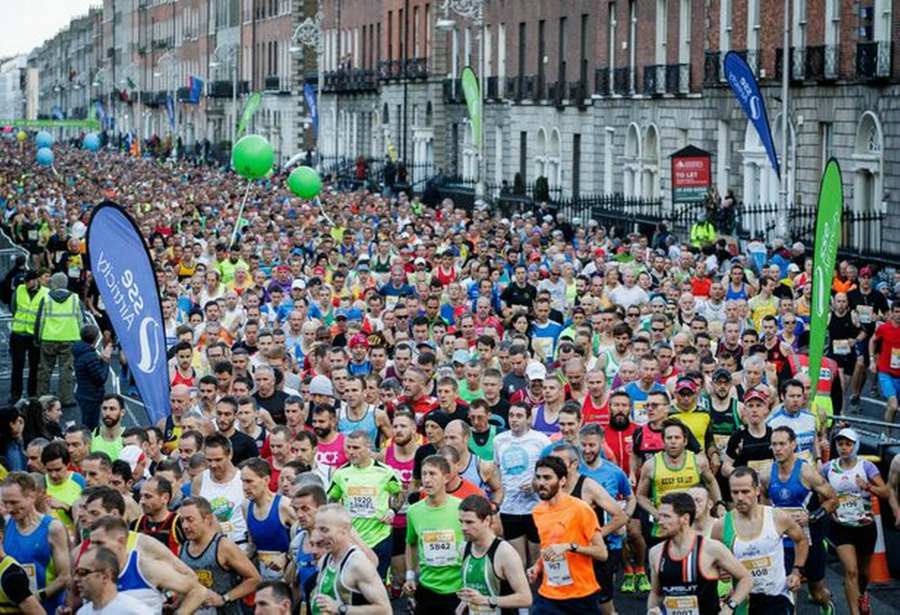 Dublin Marathon Over 20,000 people have part of it (Video)