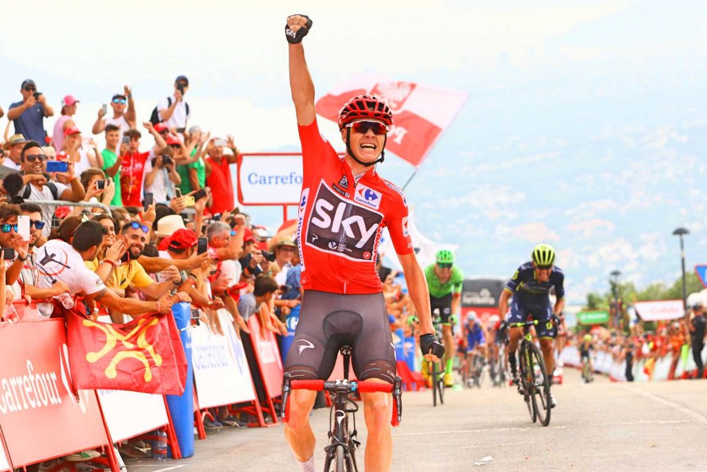 Chris Froome winning Vuelta a Espana 2017